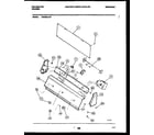 Kelvinator AW350-K1D console and control parts diagram