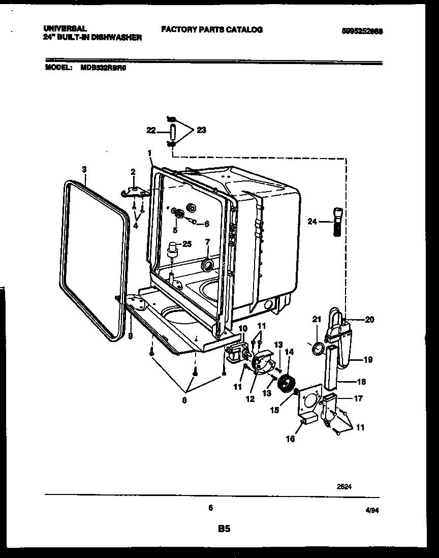 Inner tub parts