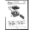 Universal/Multiflex (Frigidaire) MDB532RB0 racks and trays diagram