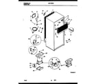 Kelvinator KRT19PNAD0 system and automatic defrost parts diagram