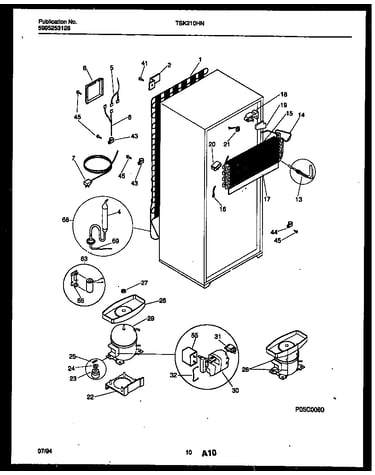 System and automatic defrost parts