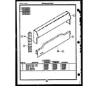 Gibson CEA1M2WSTB backguard parts diagram