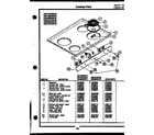 Gibson CEE2M4WSAA cooktop parts diagram