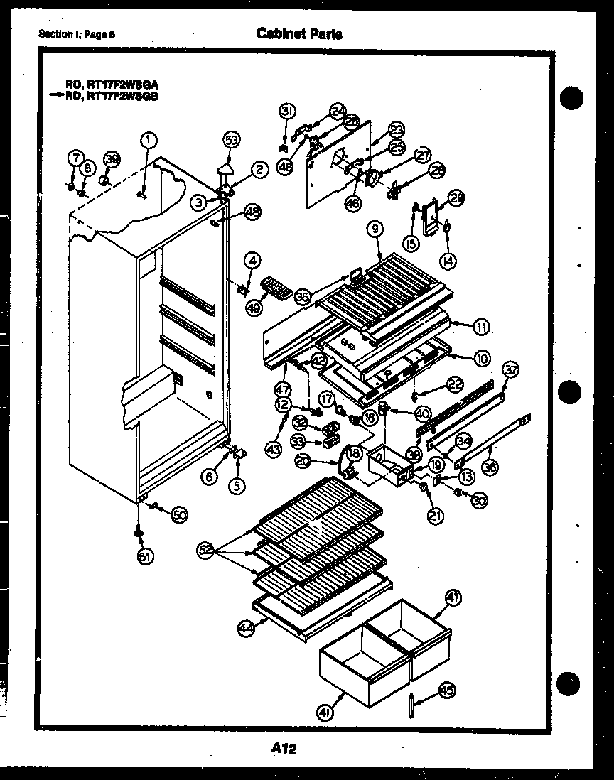 Cabinet parts