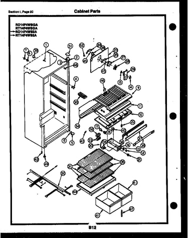 Cabinet parts