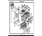 Gibson RD19F8WSGB cabinet parts diagram