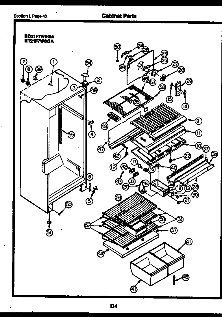 CABINET PARTS