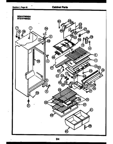 Cabinet parts