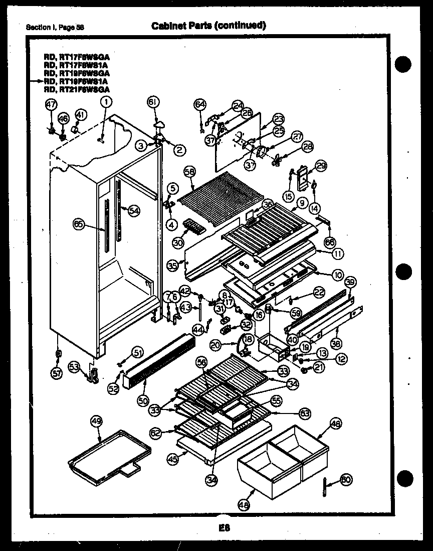 Cabinet parts