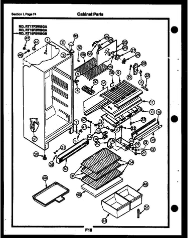Cabinet parts