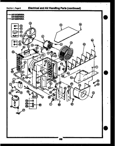 Electrical and air handling parts