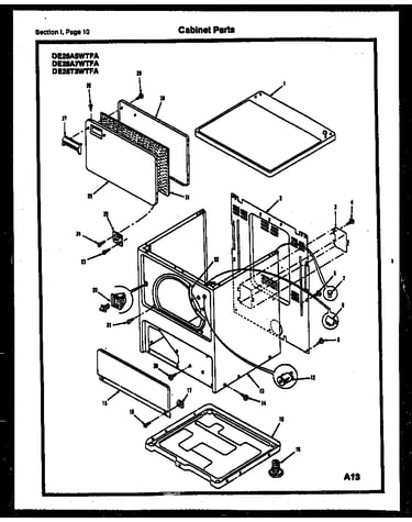 Cabinet parts