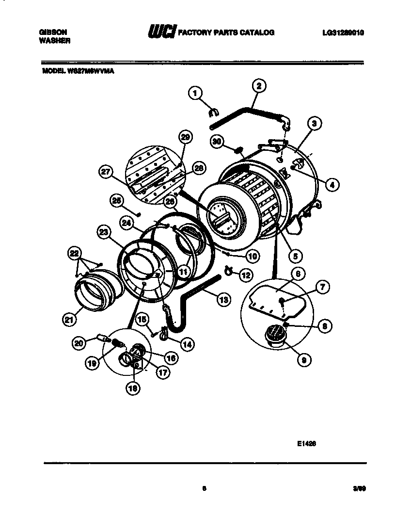 Tub and components