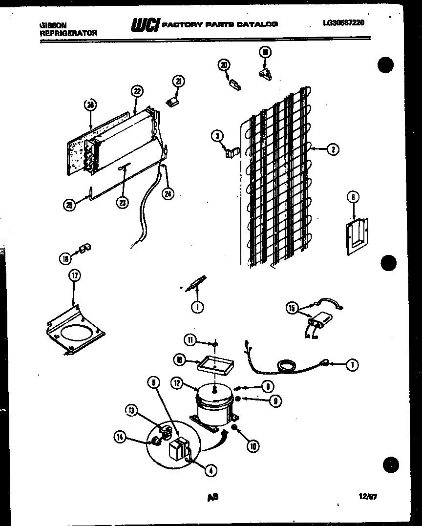 SYSTEM AND AUTOMATIC DEFROST PARTS