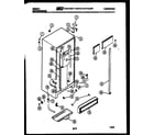 Gibson RS22F7WU1A cabinet parts diagram