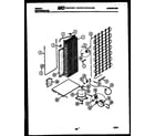 Gibson RS22F7WU1B system and automatic defrost parts diagram