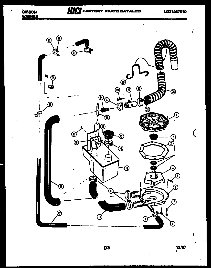 Drain and recirculate parts