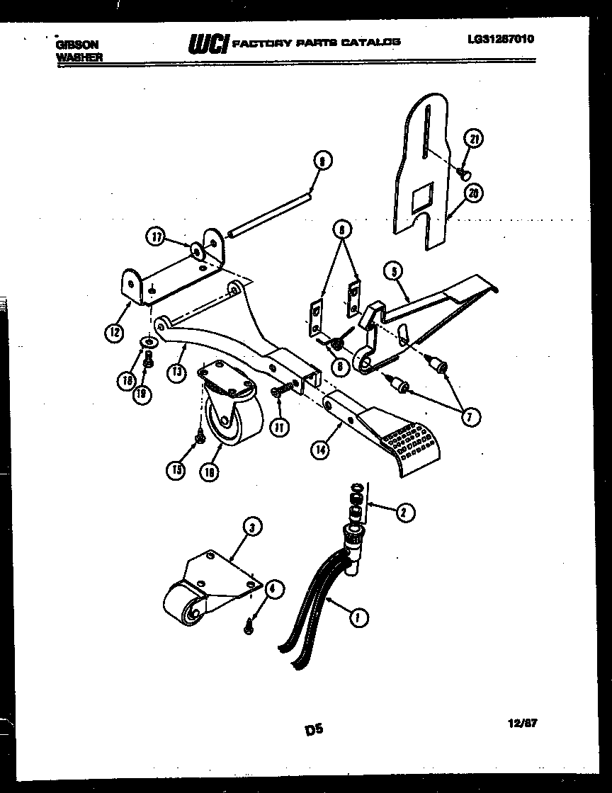 Portable washer components