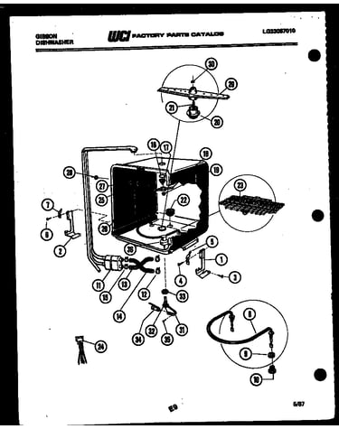Inner tub parts