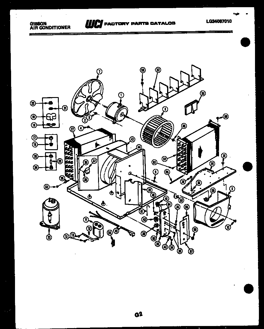 Electrical and air handling parts