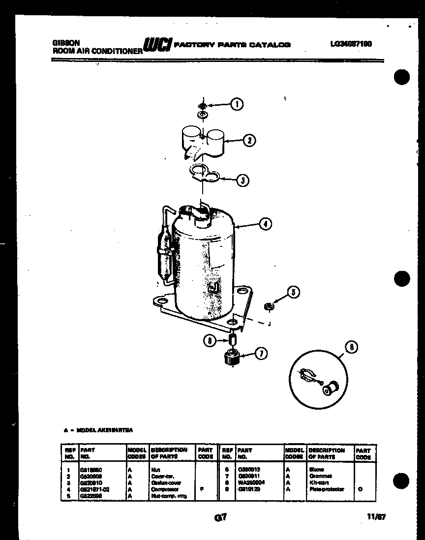 Compressor parts