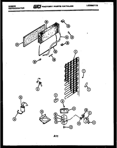 System and automatic defrost parts