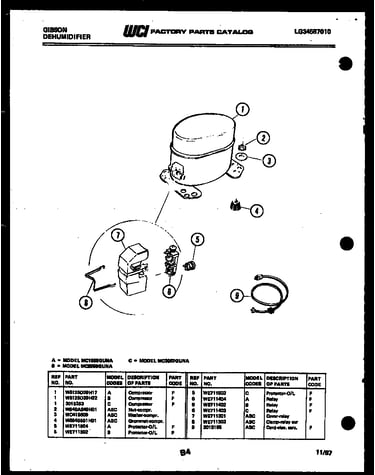 Compressor parts