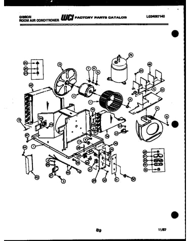 Electrical and air handling parts