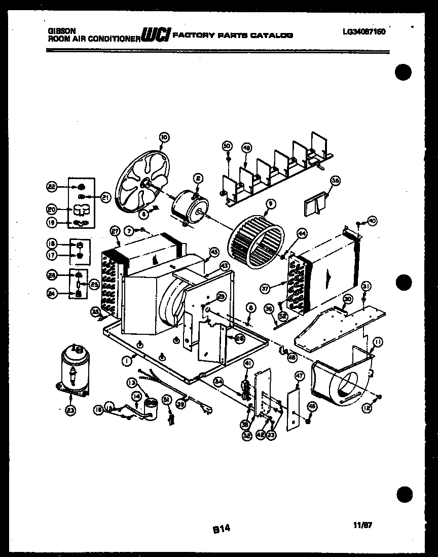 Electrical and air handling parts