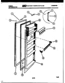 Refrigerator door parts