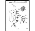 Gibson RS19F3WS1B shelves and supports diagram