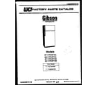 Gibson RD17F9WT3A cover page diagram