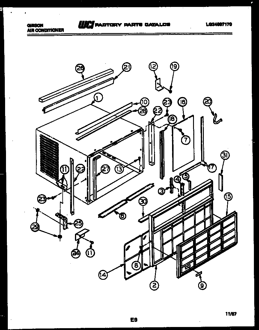 CABINET PARTS