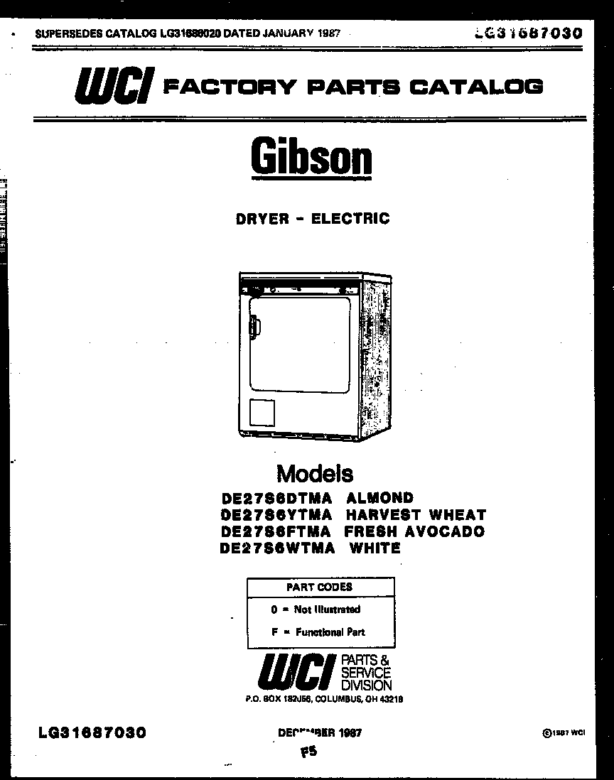 Parts diagram