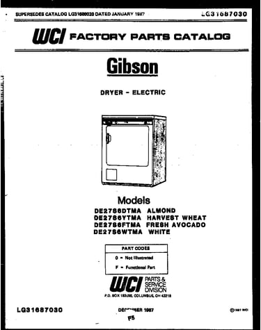 Parts diagram