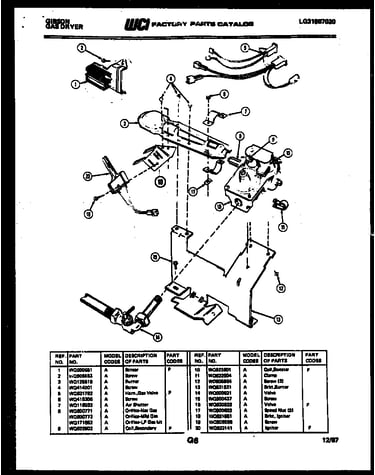 Burner, igniter and valve