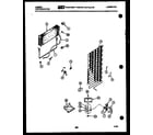 Gibson RD17F2WU3A system and automatic defrost parts diagram