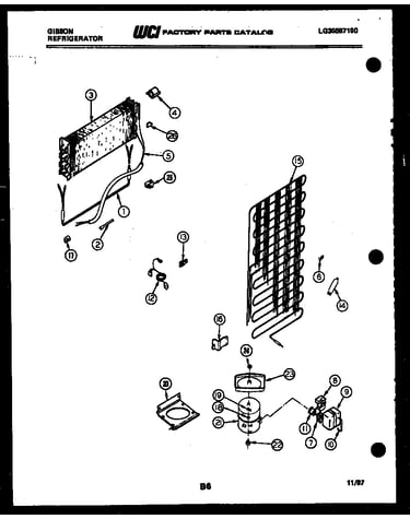 System and automatic defrost parts