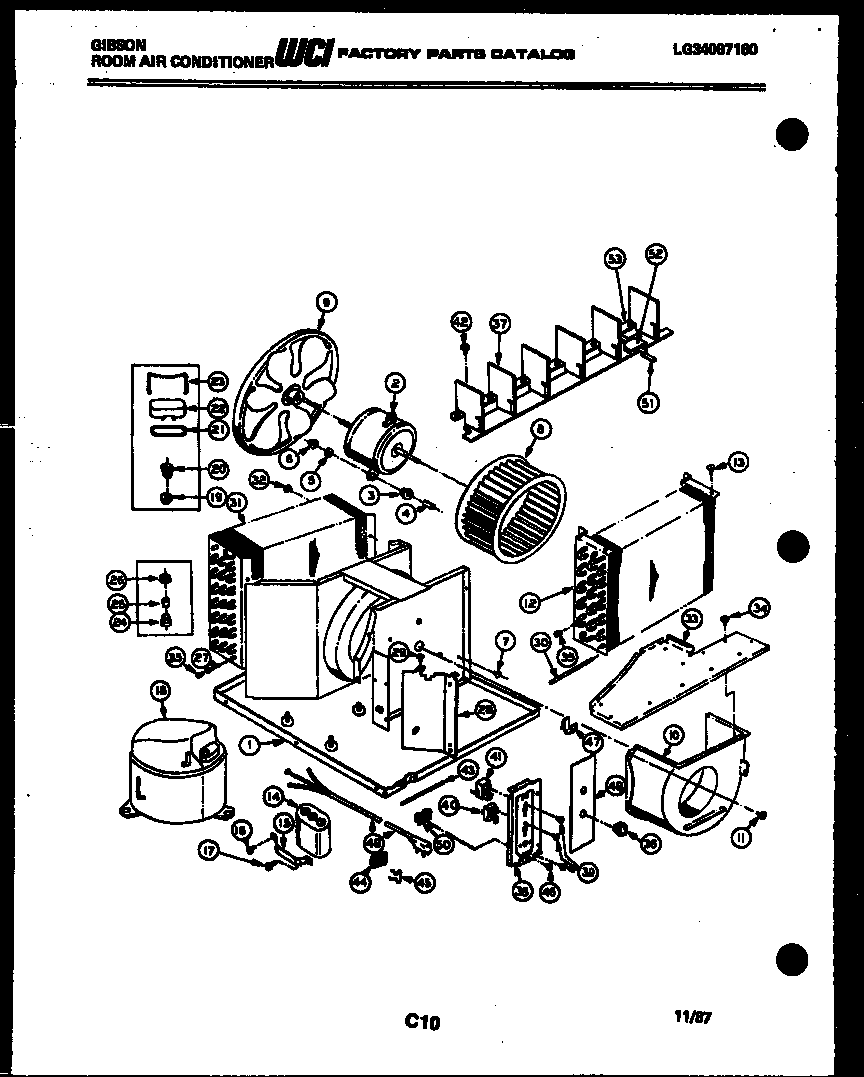 Electrical and air handling parts