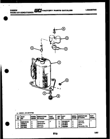 Compressor parts