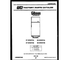 Gibson RD19F8WT3B cover page diagram