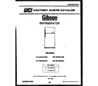 Gibson RT16F3WT3B cover page diagram