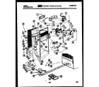 Gibson RT11F2WRJE system and automatic defrost parts diagram