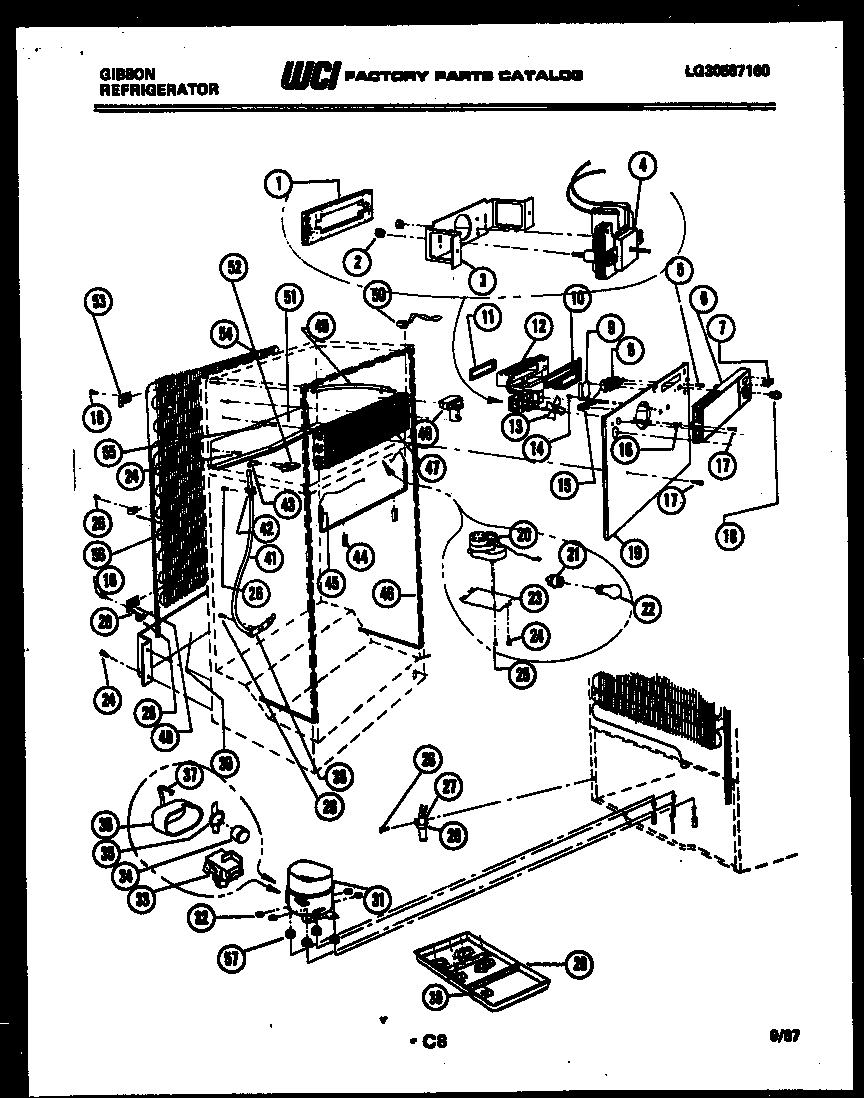 System and automatic defrost parts
