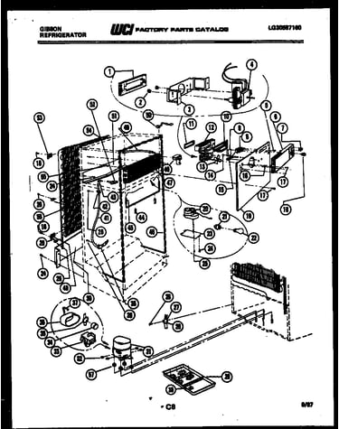 System and automatic defrost parts