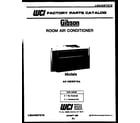 Gibson AK18E6RTBA cover page diagram