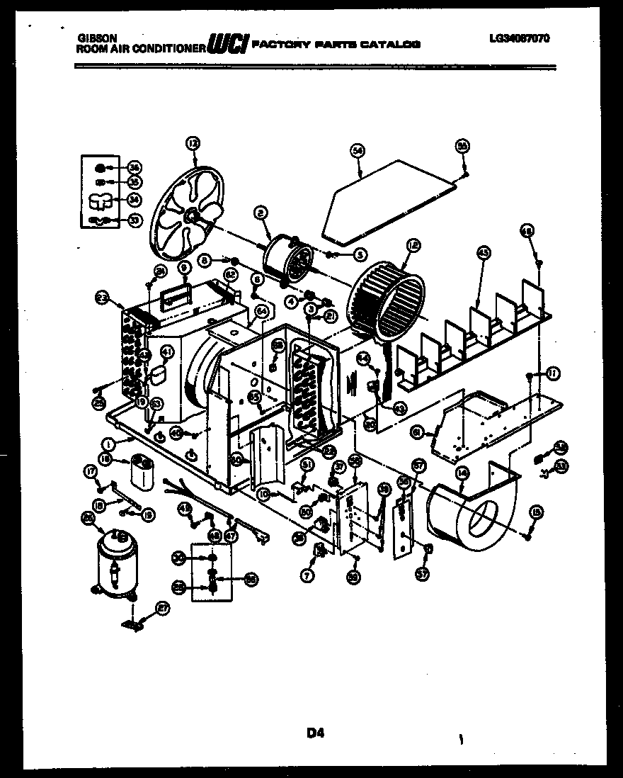 Electrical and air handling parts