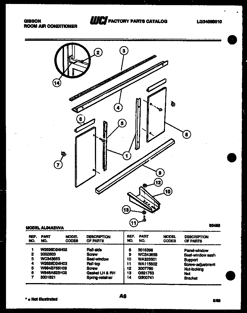 Installation parts