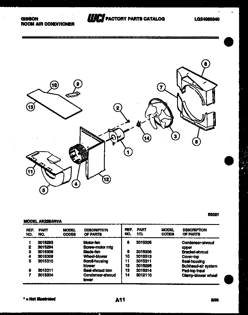 Air handling parts