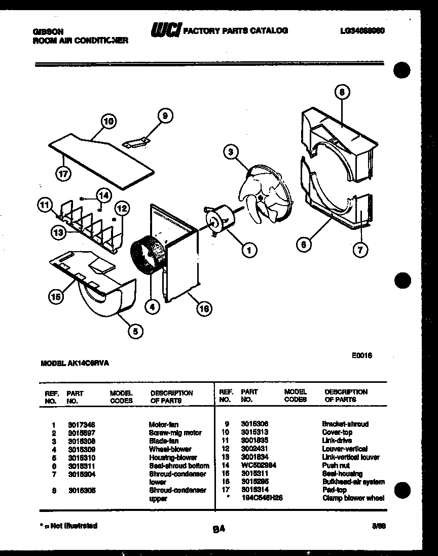 Air handling parts